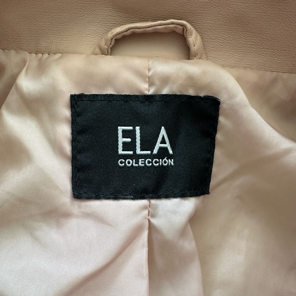 Gorgeous, bomber style, vegan leather jacket by Ela - Picture 8 of 8